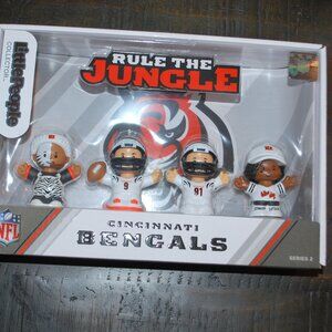 Little People Cincinnati Bengals Collector Set by Fisher Price New